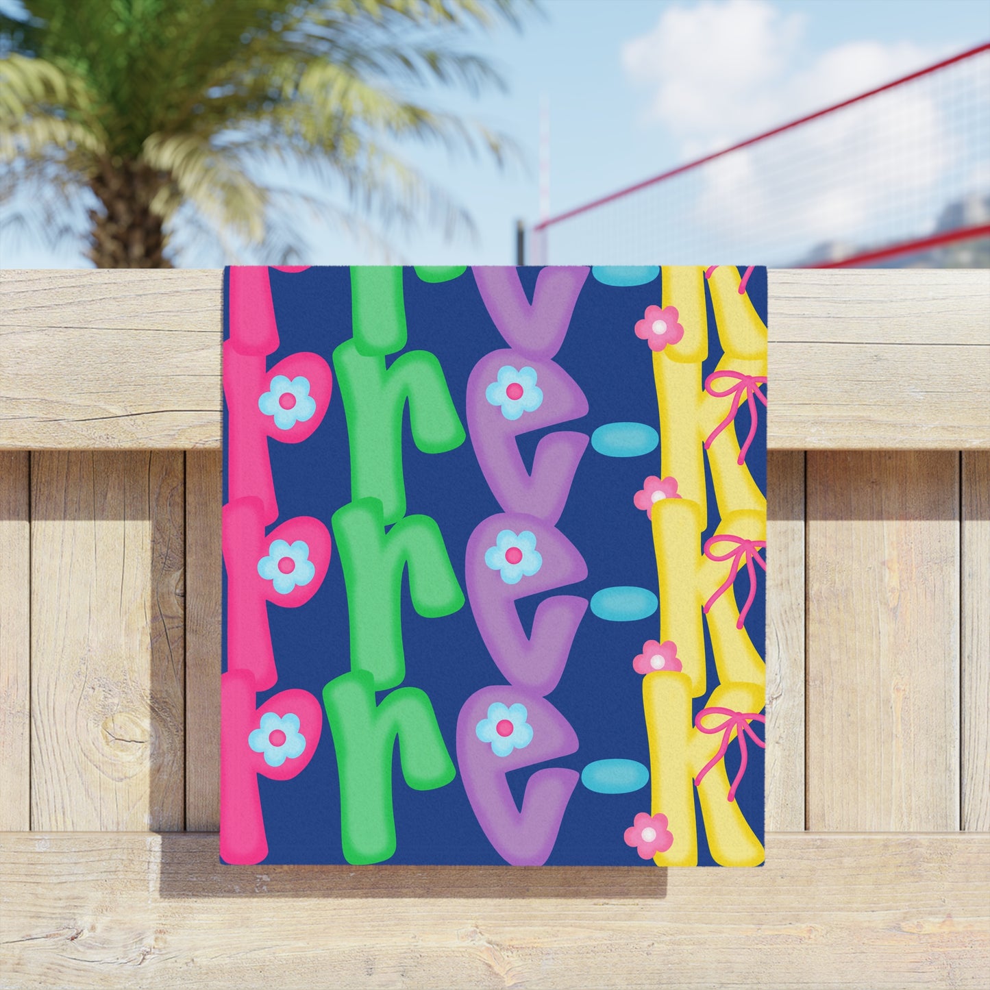 Vibrant Pre-K Swim Team Beach Towels