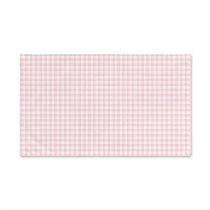 Coquette Pink and White Hand Towel