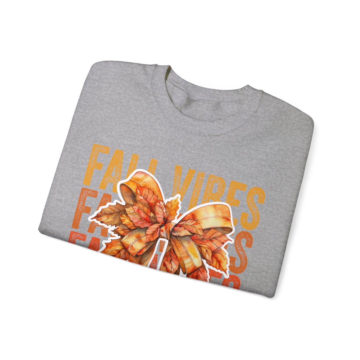 Fall Vibes Coquette Bow Sweatshirt