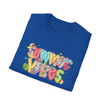 Colorful Summer Vibes Unisex Softstyle T-Shirt