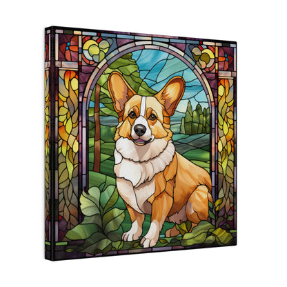 Corgi Wall Art Matte Canvas