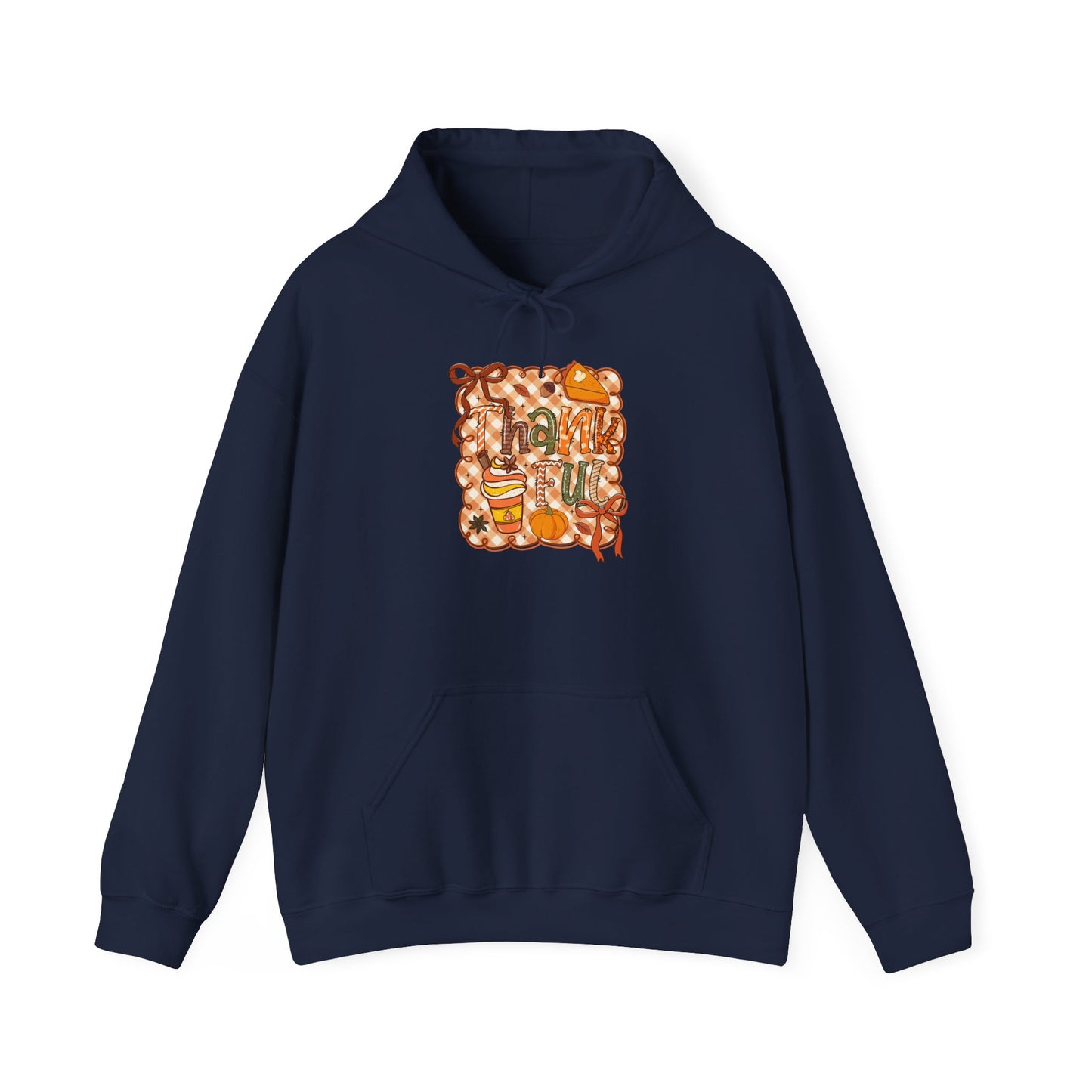 Thankful Thanksgiving Adult Hoodie