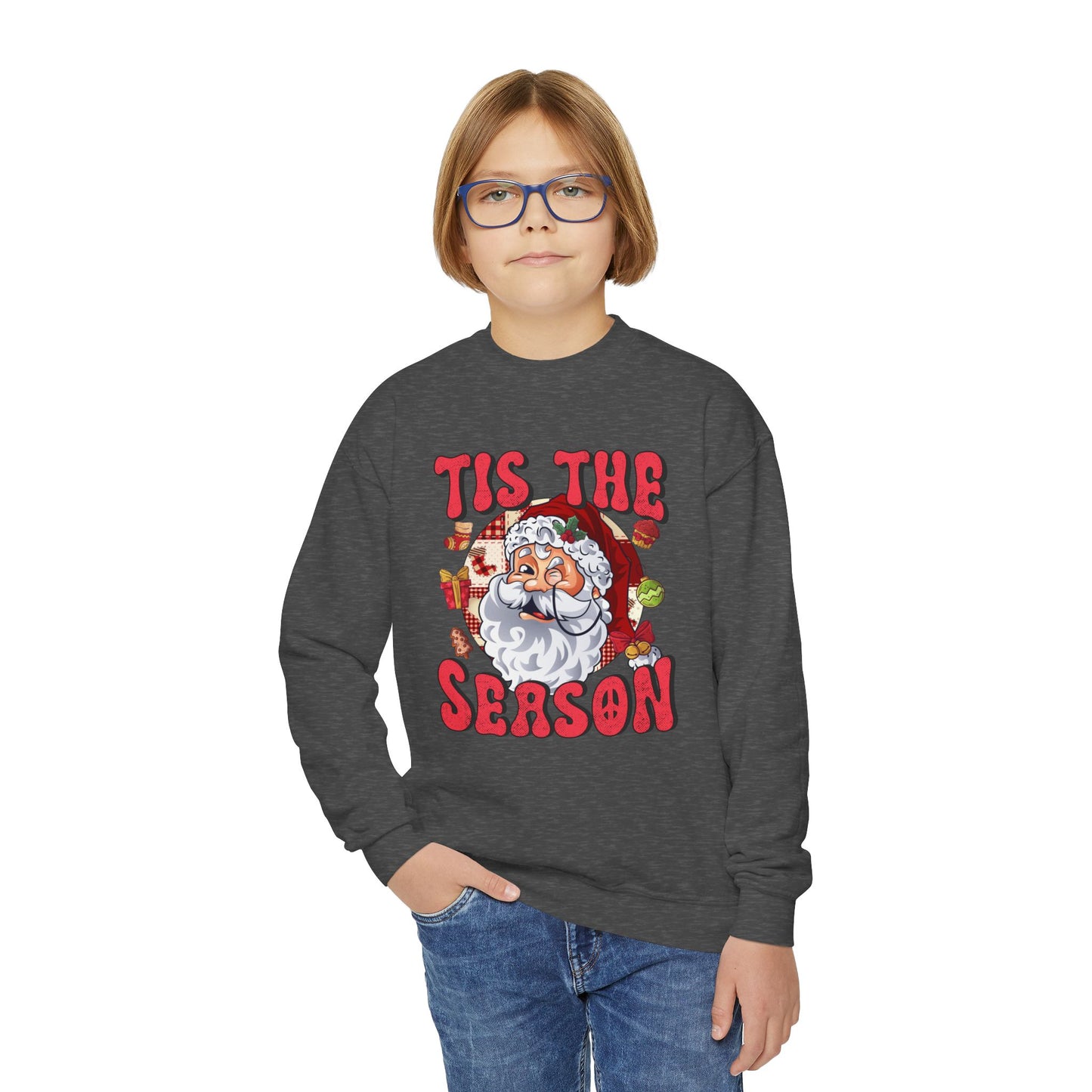 Tis the Season Youth Crewneck Sweatshirt