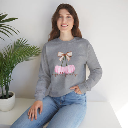 A Coquette Fall Girly Sweatshirt