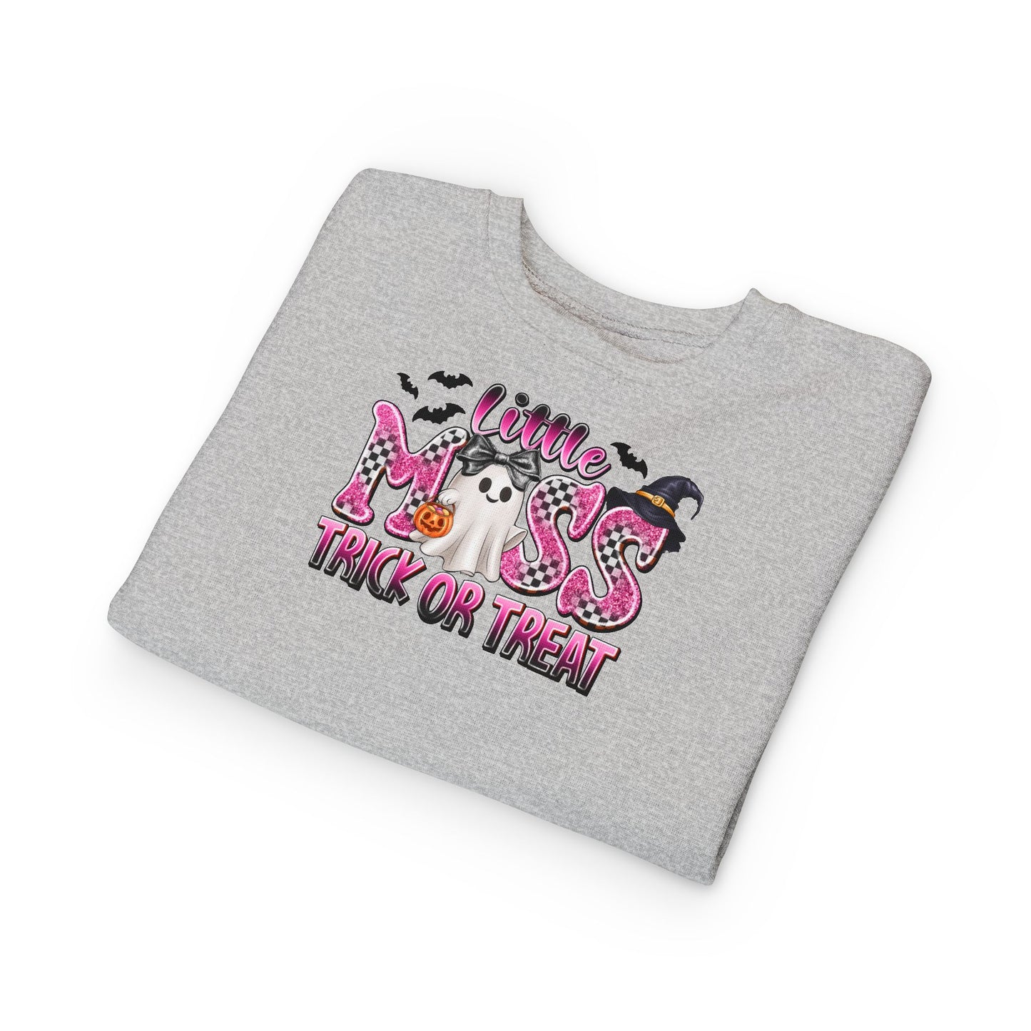 Toddler Halloween Little Miss Trick or Treat Sweatshirt