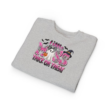 Toddler Halloween Little Miss Trick or Treat Sweatshirt