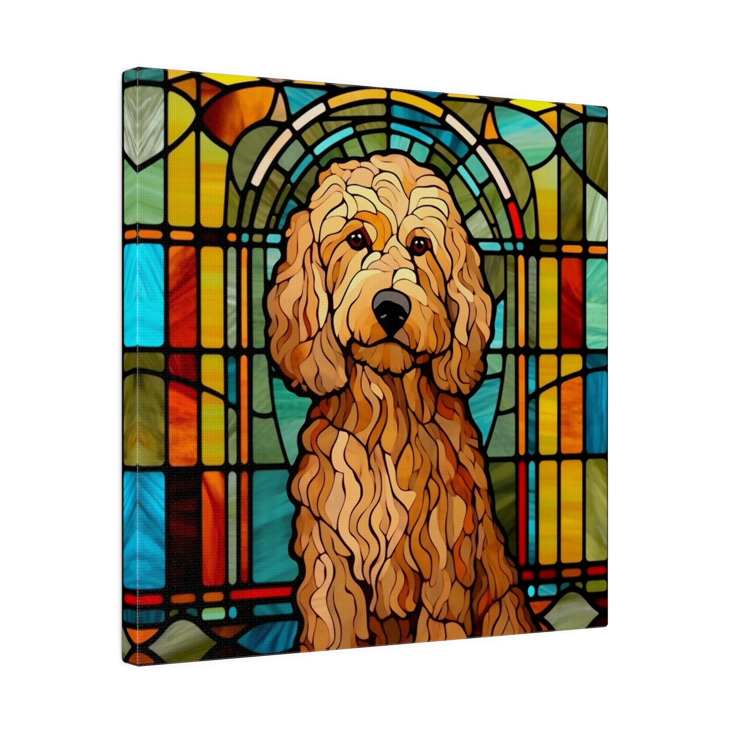 Goldendoodle Wall Art Matte Canvas