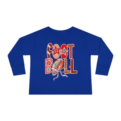 Toddler Football Long Sleeve Tee