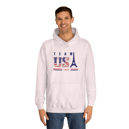 TEAM USA 2024 Paris Olympics Unisex College Hoodie