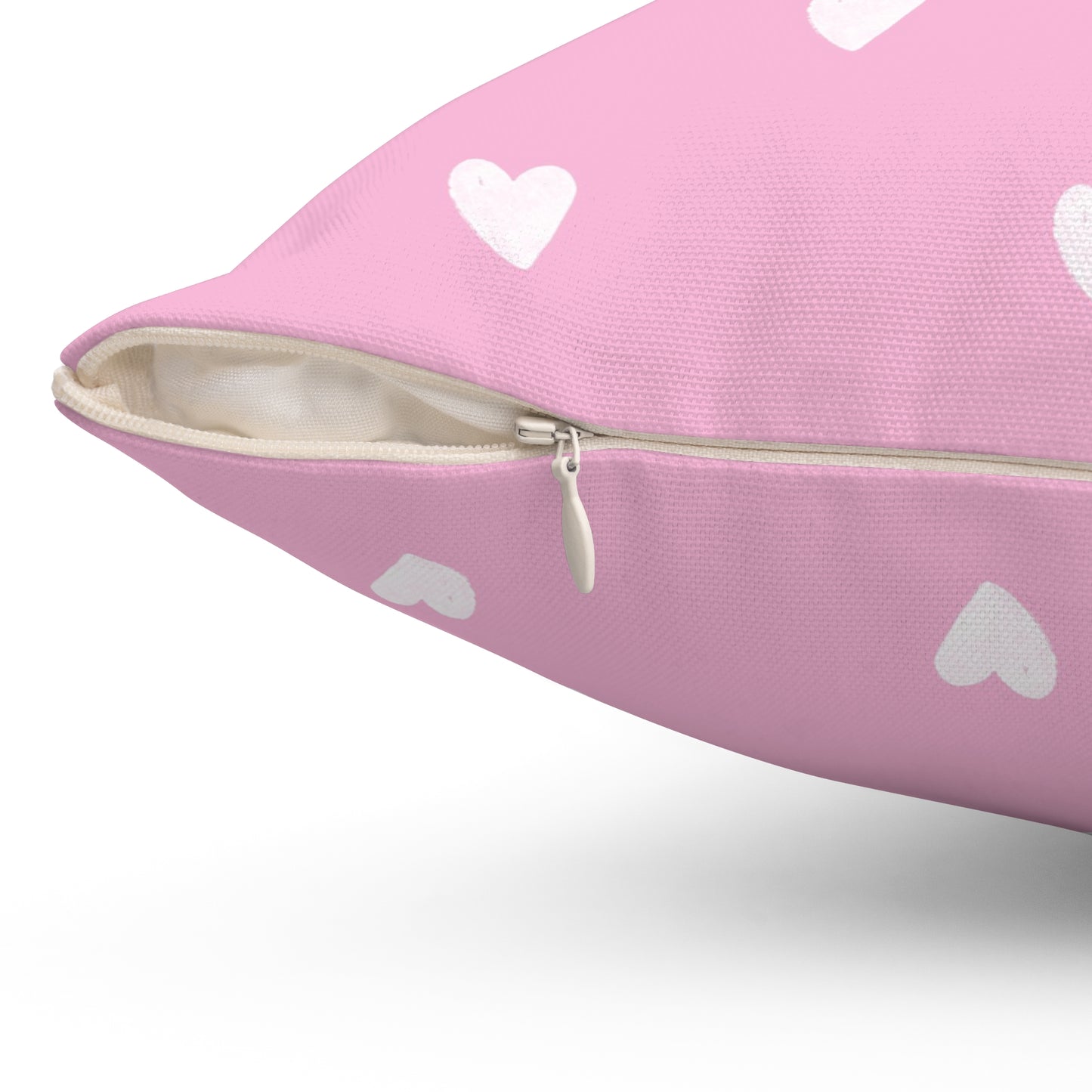 Girl's Pink Heart Pillow