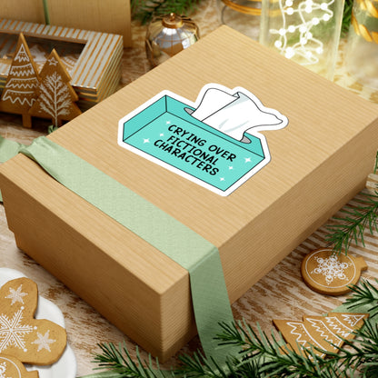 Crying Over Fictional Characters Book Lover Stickers