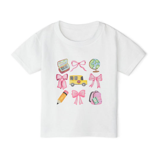 Coquette Back to School Toddler T-shirt