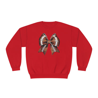 Coquette Football Bow Sweatshirt