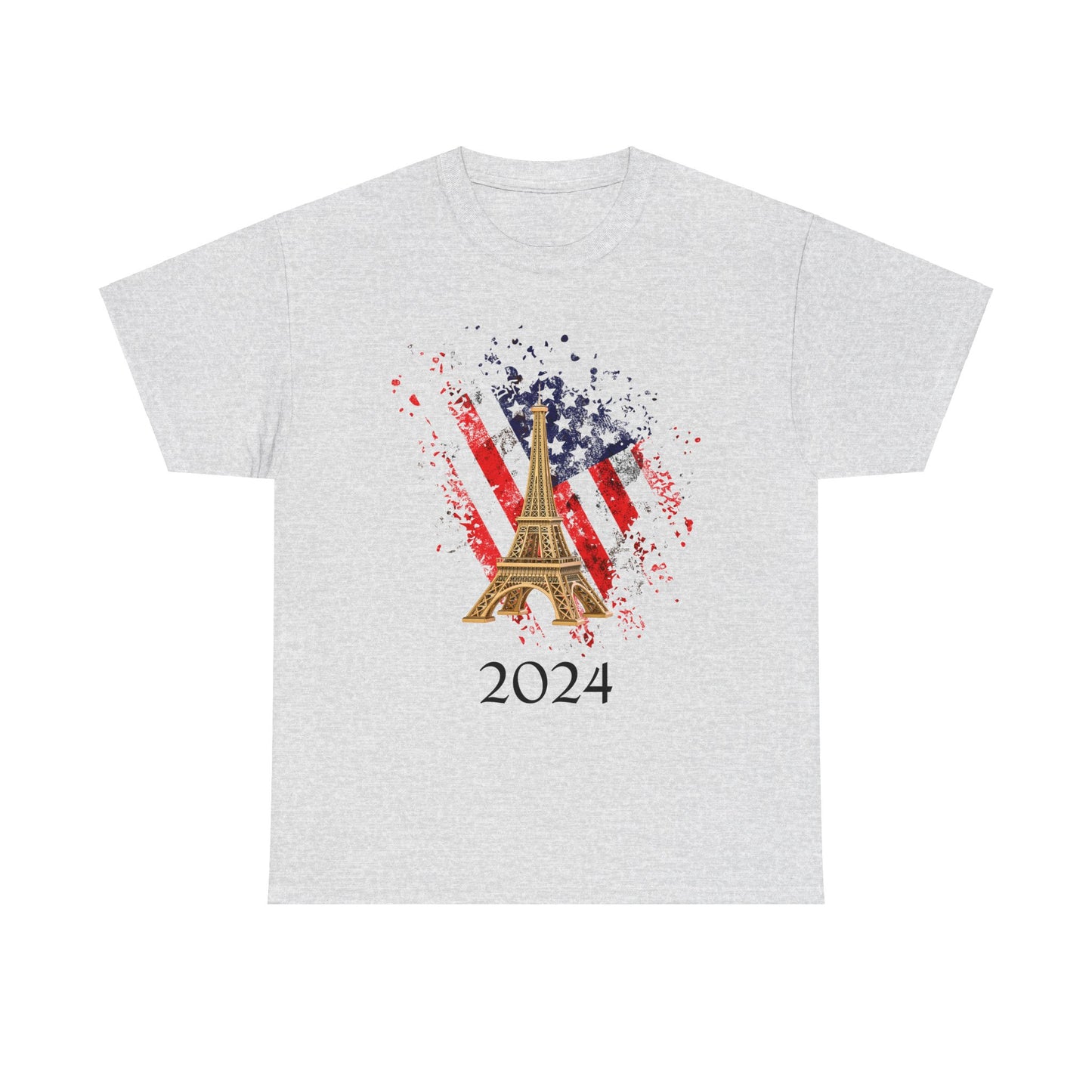 USA Paris Olympics Unisex Heavy Cotton T-Shirt