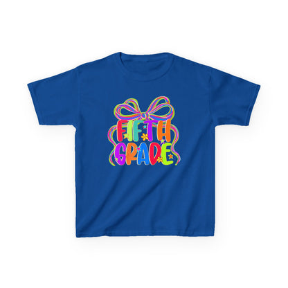 Neon Fifth Grade Back to School Kids Tee