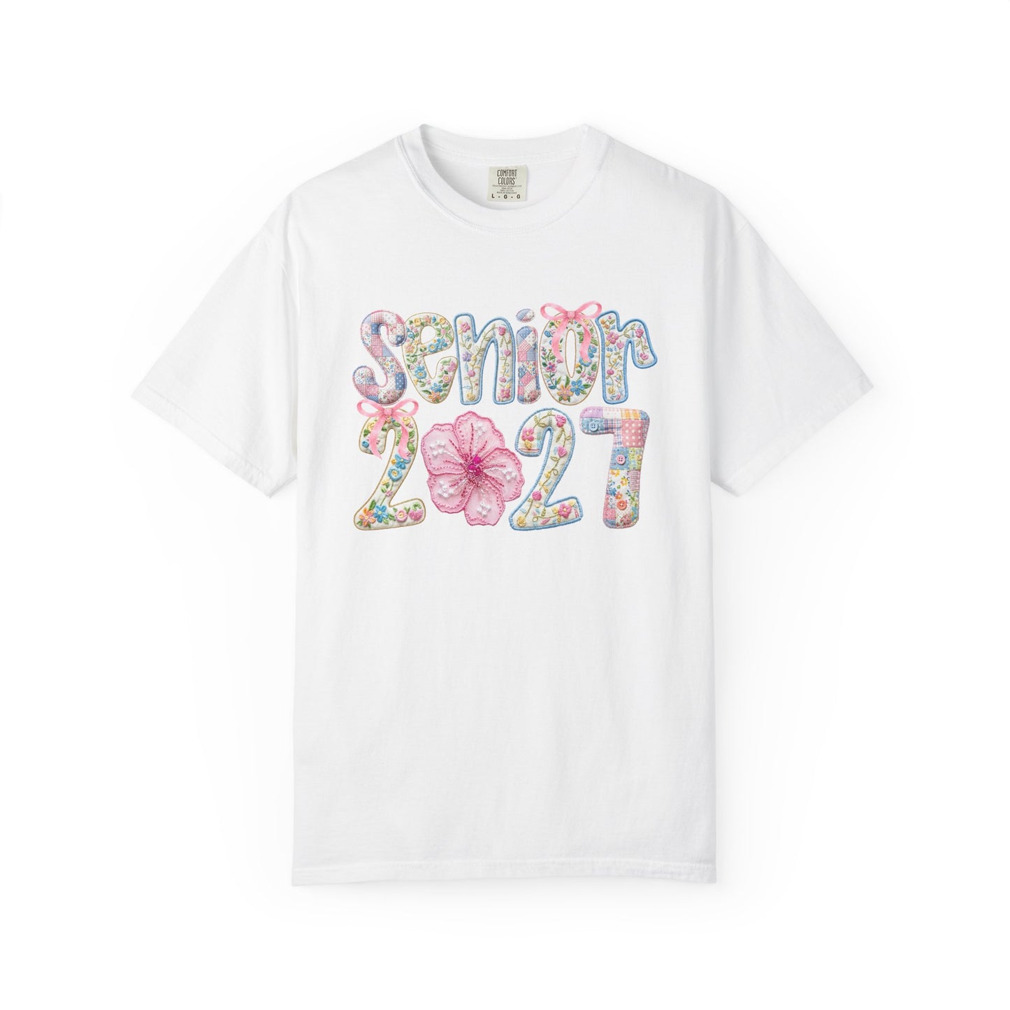 Senior 2027 Floral Graduation T-Shirt