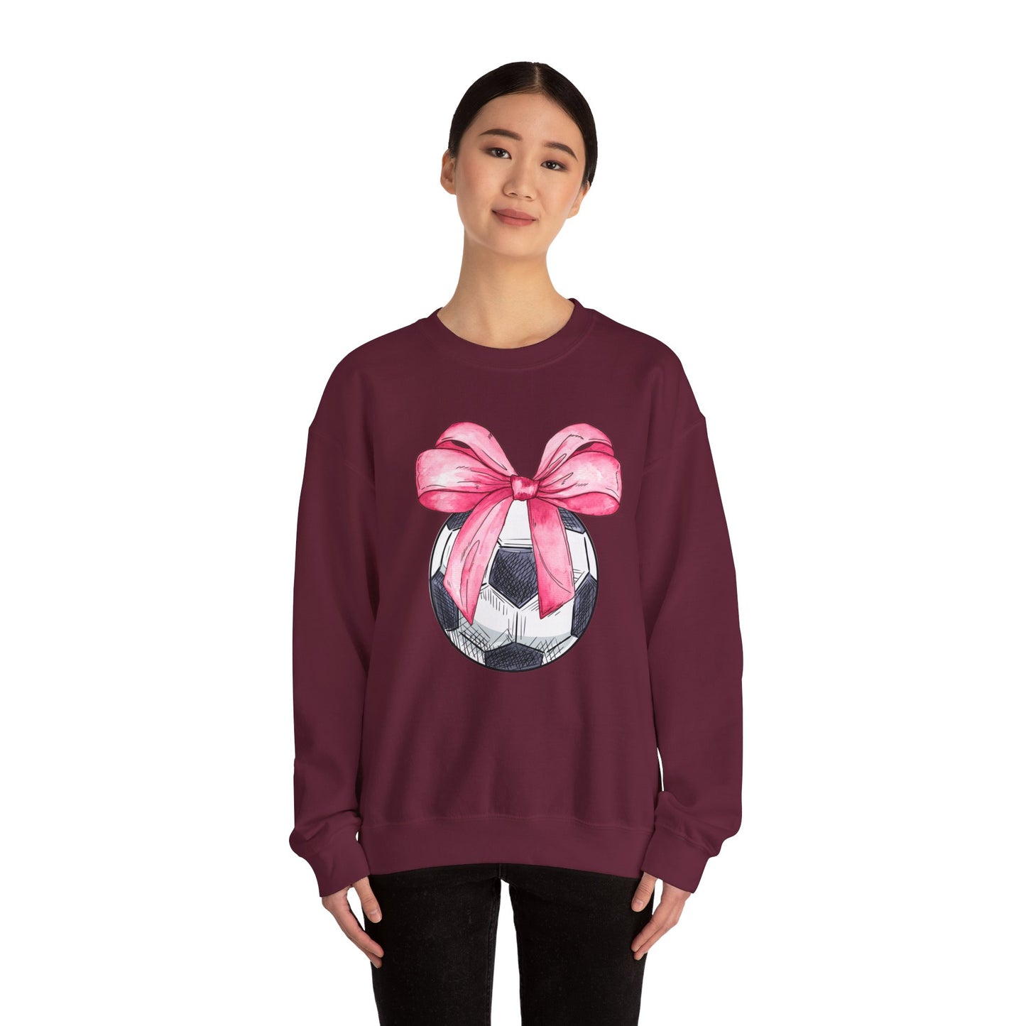 Soccer Coquette Adult Size Sweatshirt