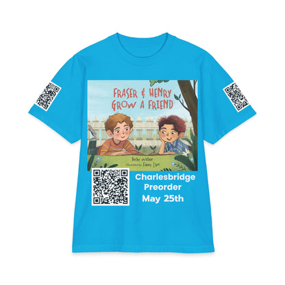 Charlesbridge “Raise a Reader, Grow a Reader” QR Code T-Shirt
