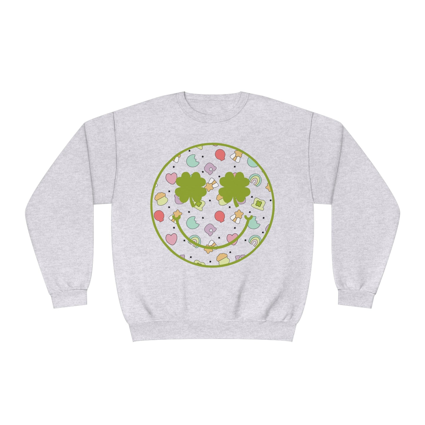 St. Patrick's Day Smiley Face Sweatshirt