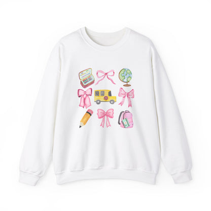 Teacher School Coquette Sweatshirt