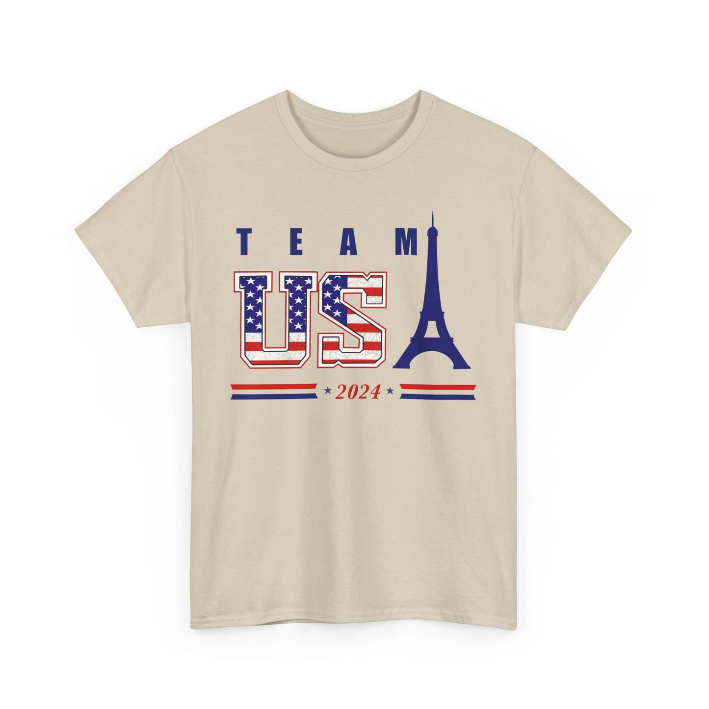 Team USA 2024 Paris Olympics Unisex Heavy Cotton Tee