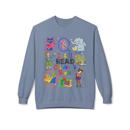 I Still Read Children's Books Crewneck Sweatshirt