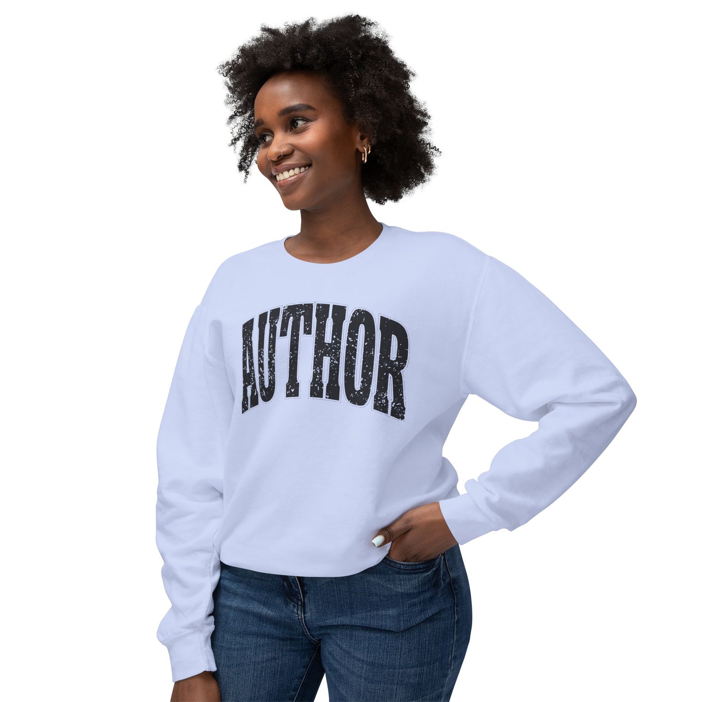 Author Unisex Lightweight Crewneck Sweatshirt