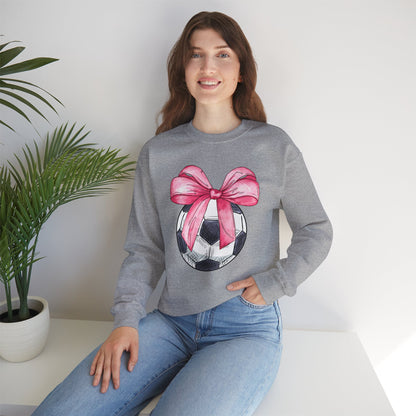 Soccer Coquette Adult Size Sweatshirt