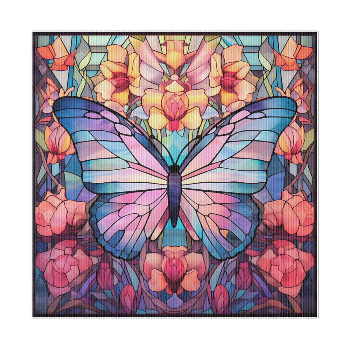 Butterfly Wall Art Matte Canvas