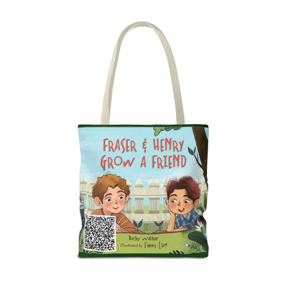 Fraser & Henry Grow a Friend Book Illustration Tote Bag