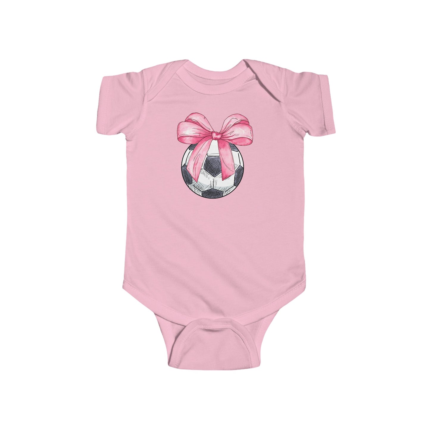 Soccer Coquette Infant Fine Jersey Bodysuit Onsie