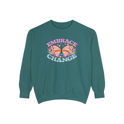 Embrace Change Comfort Colors Soft Sweatshirt