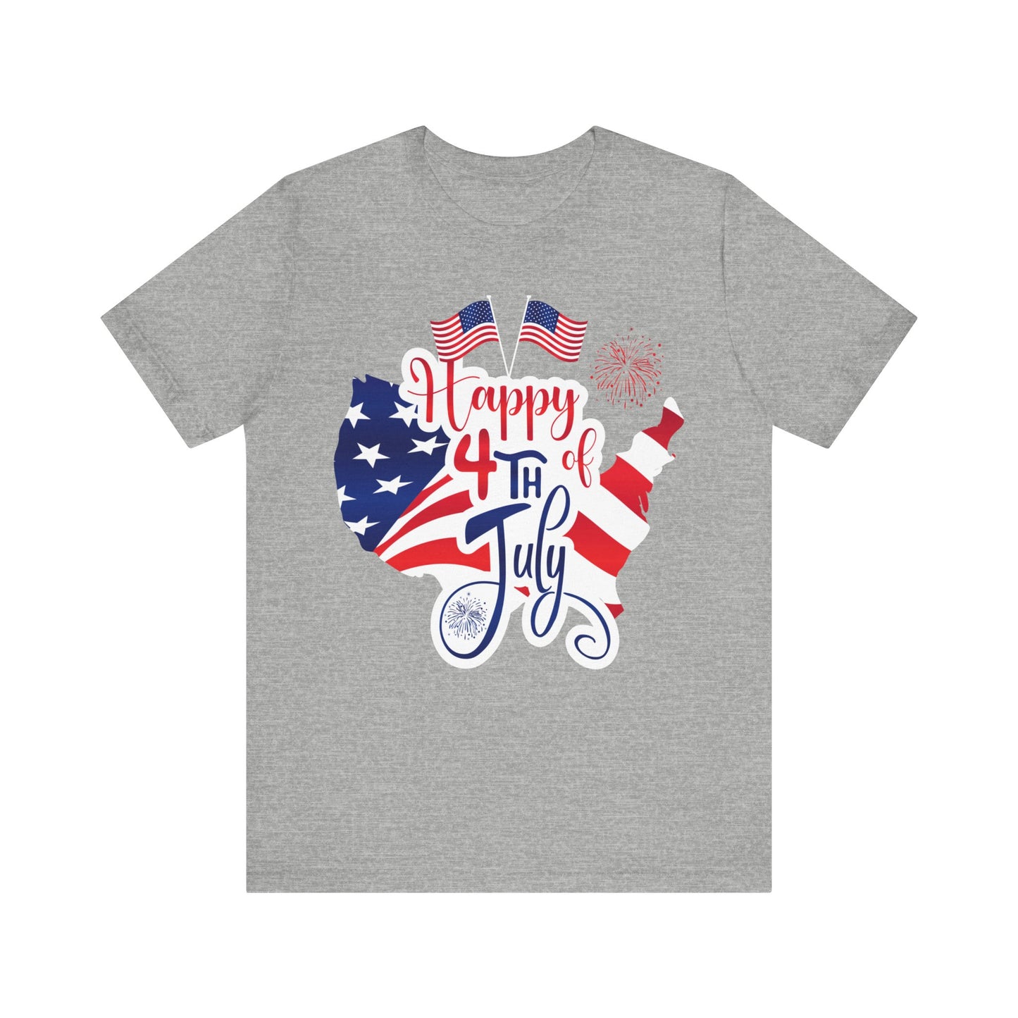 Happy 4th of July Unisex Jersey Short Sleeve Tee