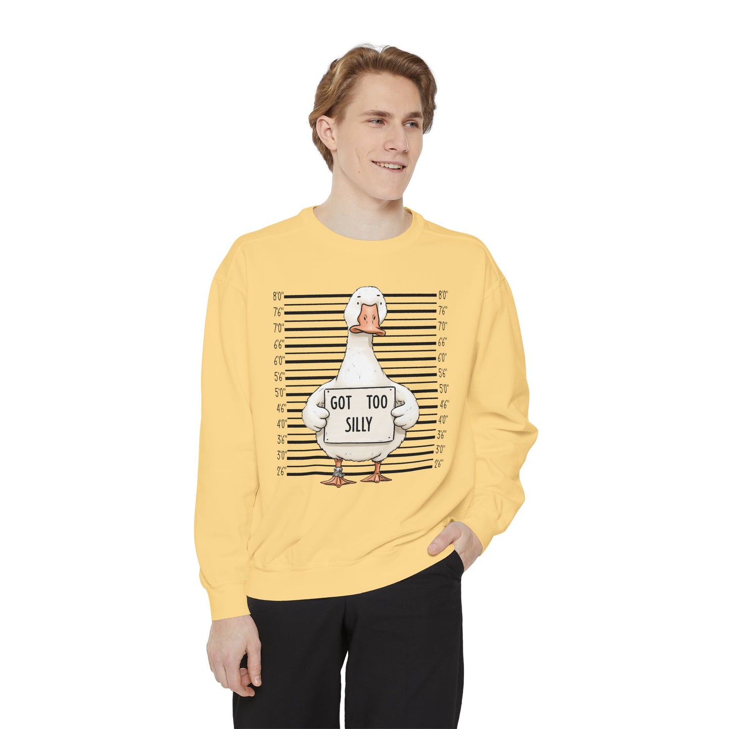 "Got Too Silly" Cute Animal Sweatshirt Crewneck