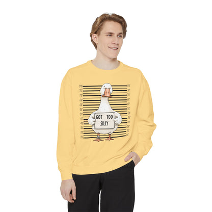 "Got Too Silly" Cute Animal Sweatshirt Crewneck