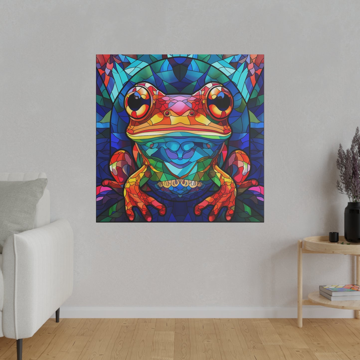 Frog Wall Art Matte Canvas