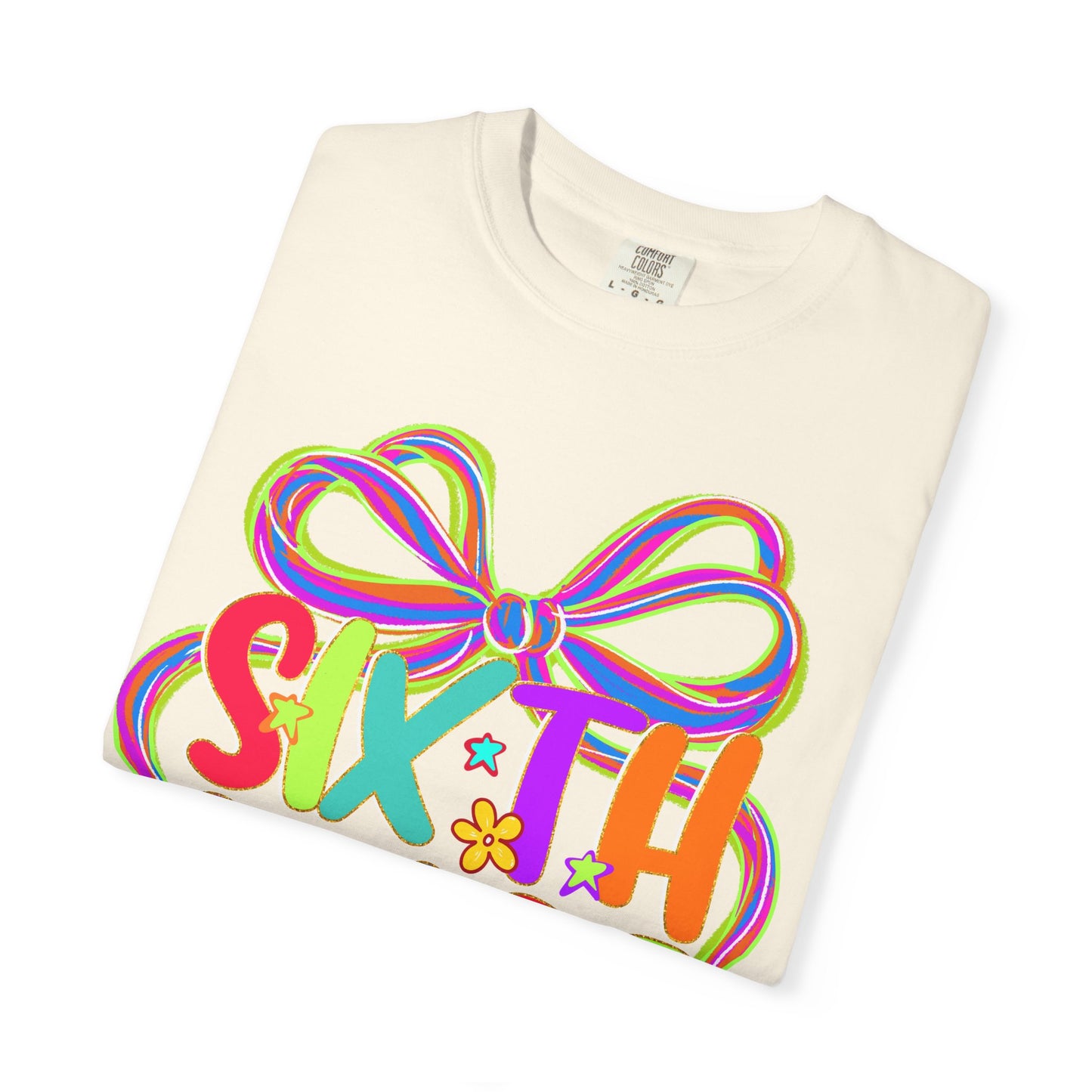 Sixth Grade Neon Back to School T-Shirt
