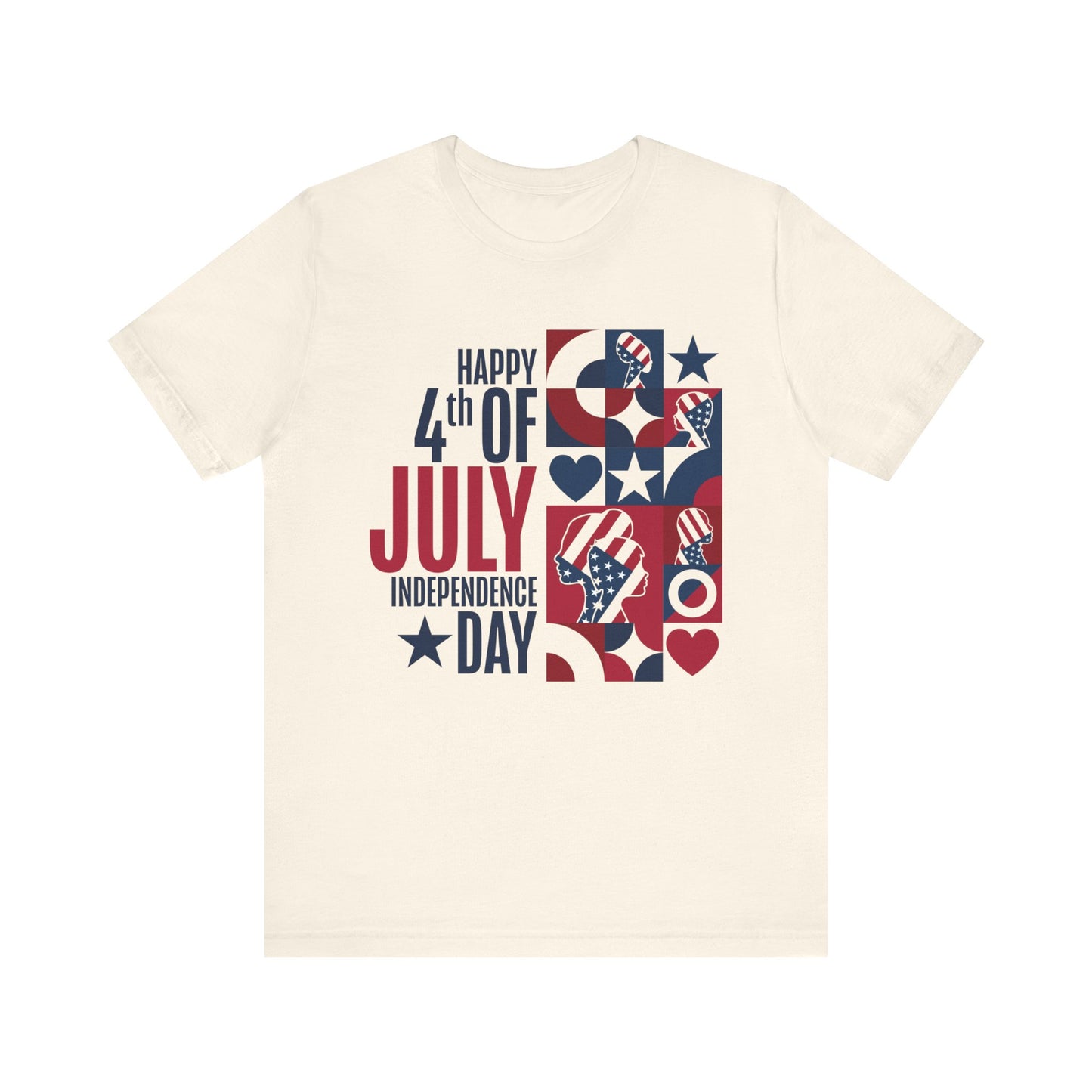 Independence Day 4th of July Unisex Jersey Short Sleeve Tee