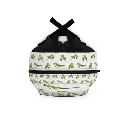 Frog Pattern Backpack