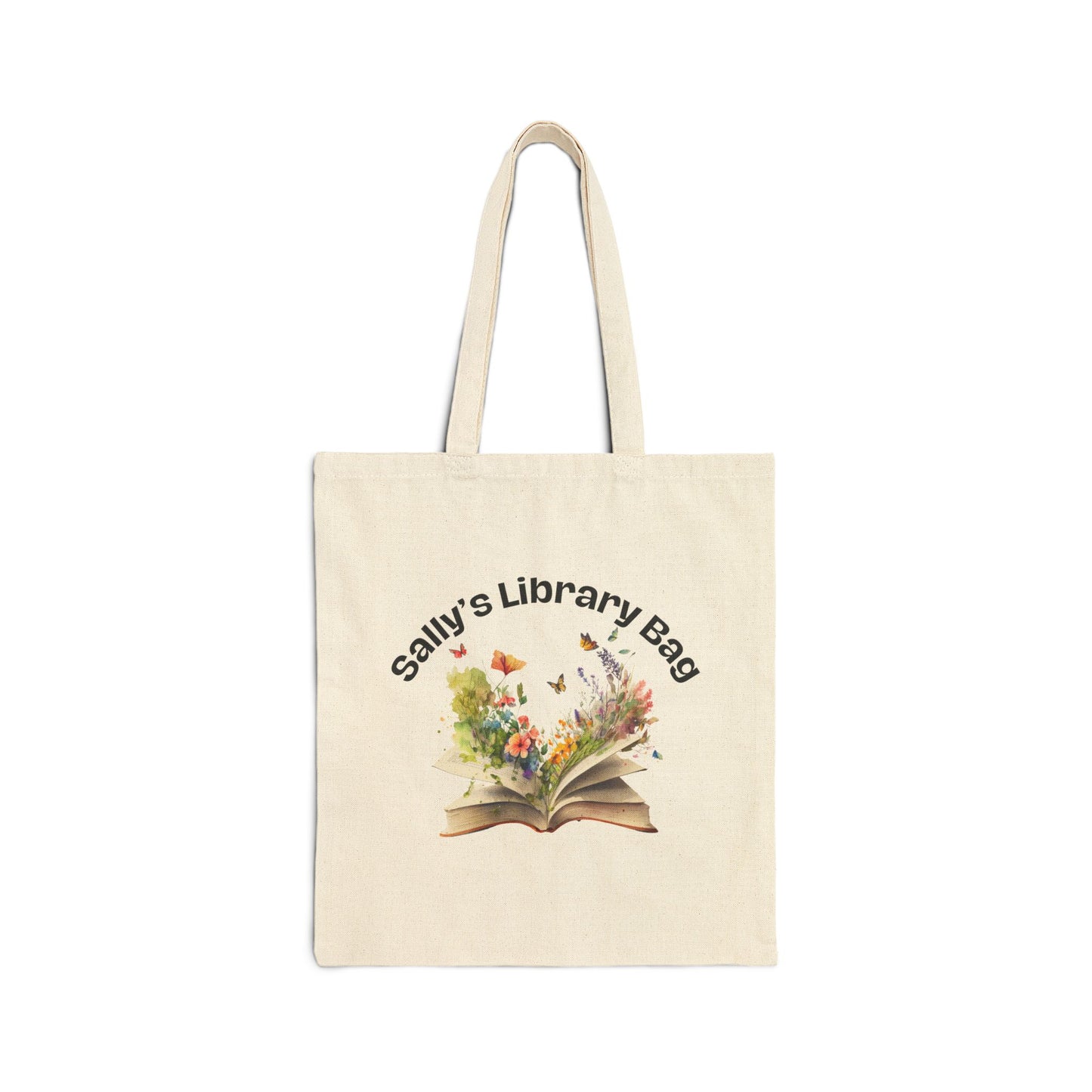 Personalized Library Tote Bag - Sally's Reading Companion