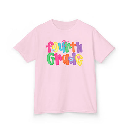 Back to School Fourth Grade Kids Tee