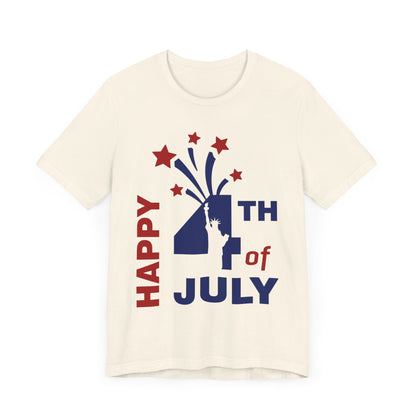 Happy 4th of July Unisex Jersey Short Sleeve Tee