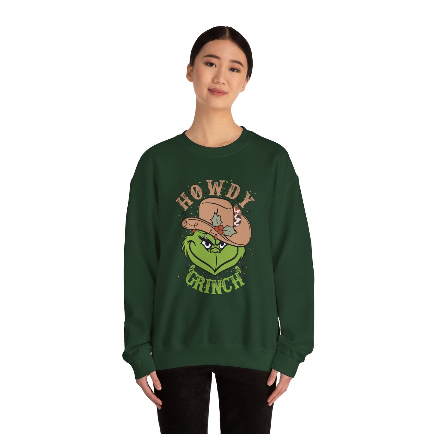 Howdy Grinch Christmas Sweatshirt