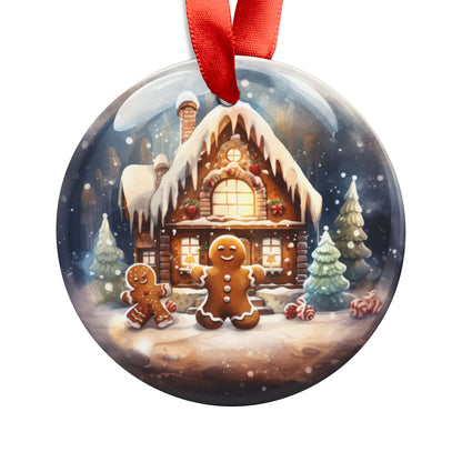 Gingerbread House Acrylic Ornament