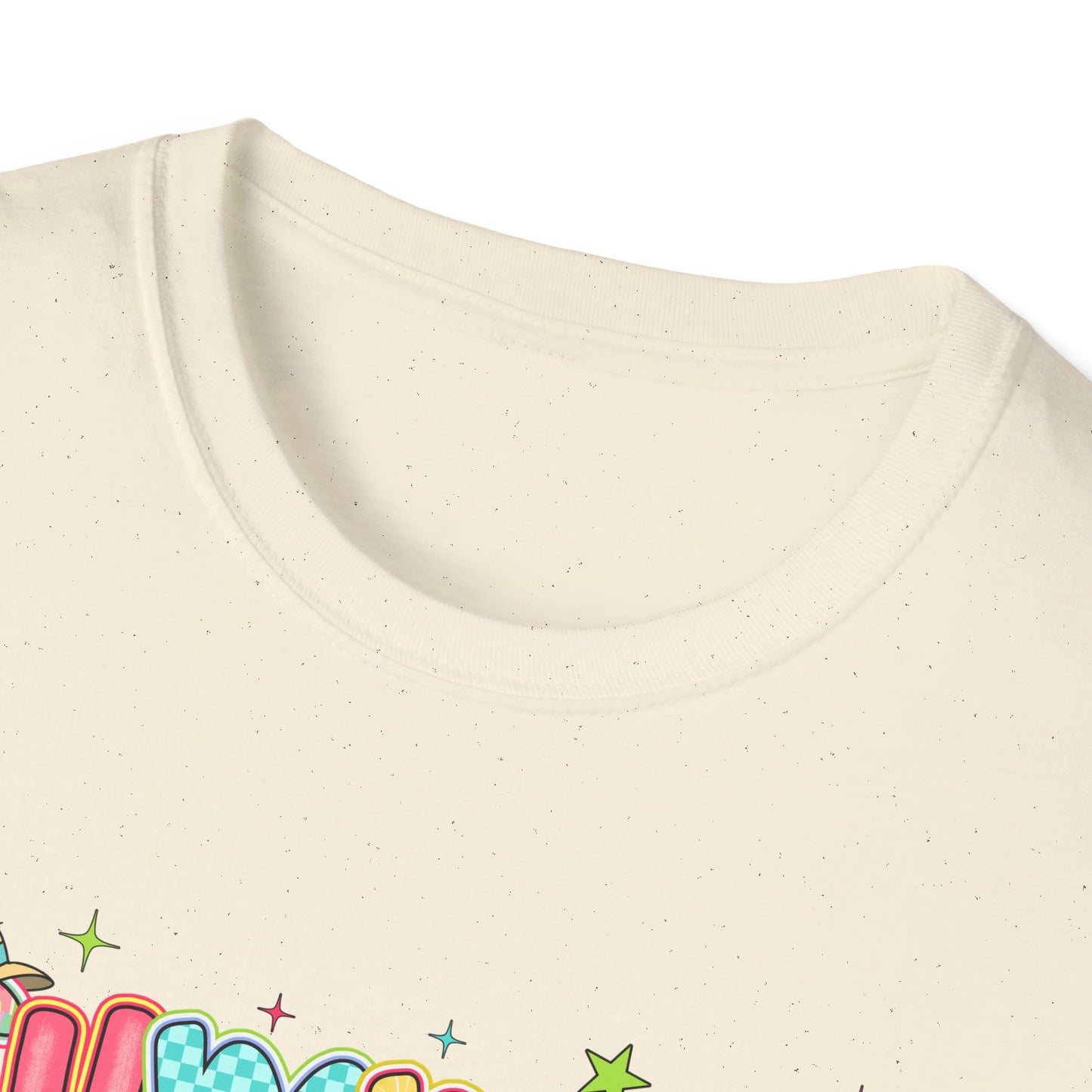 Colorful Summer Vibes Unisex Softstyle T-Shirt