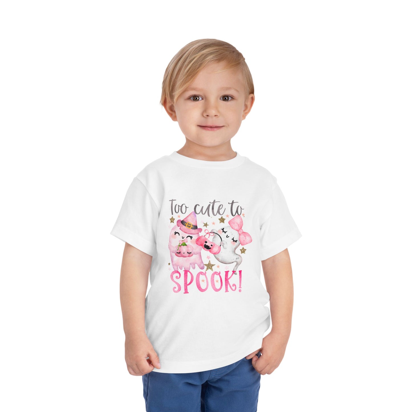 Too Cute To Spook Toddler Halloween Tee
