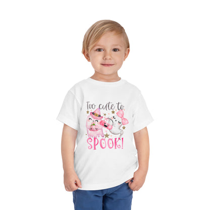 Too Cute To Spook Toddler Halloween Tee