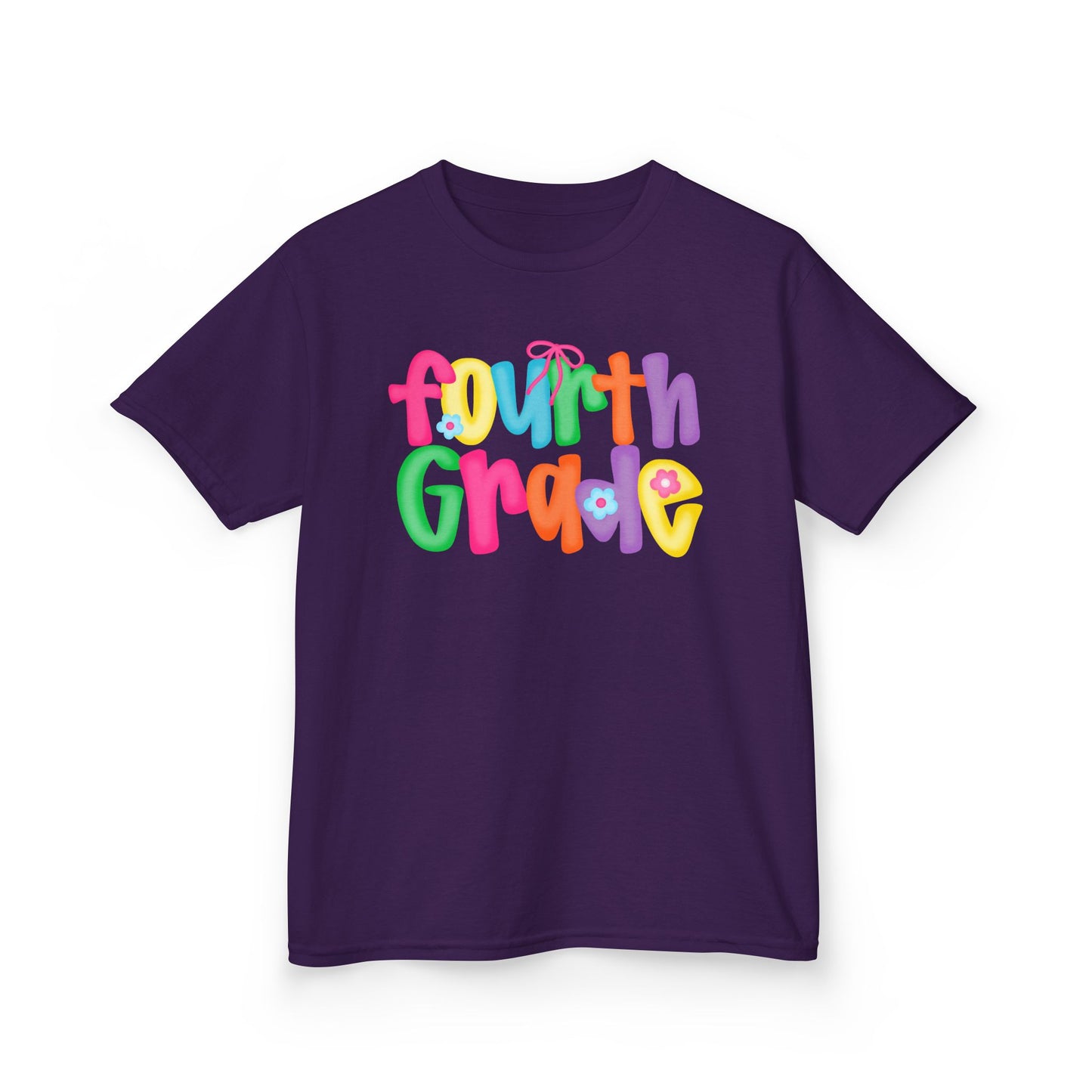 Back to School Fourth Grade Kids Tee