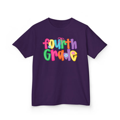 Back to School Fourth Grade Kids Tee