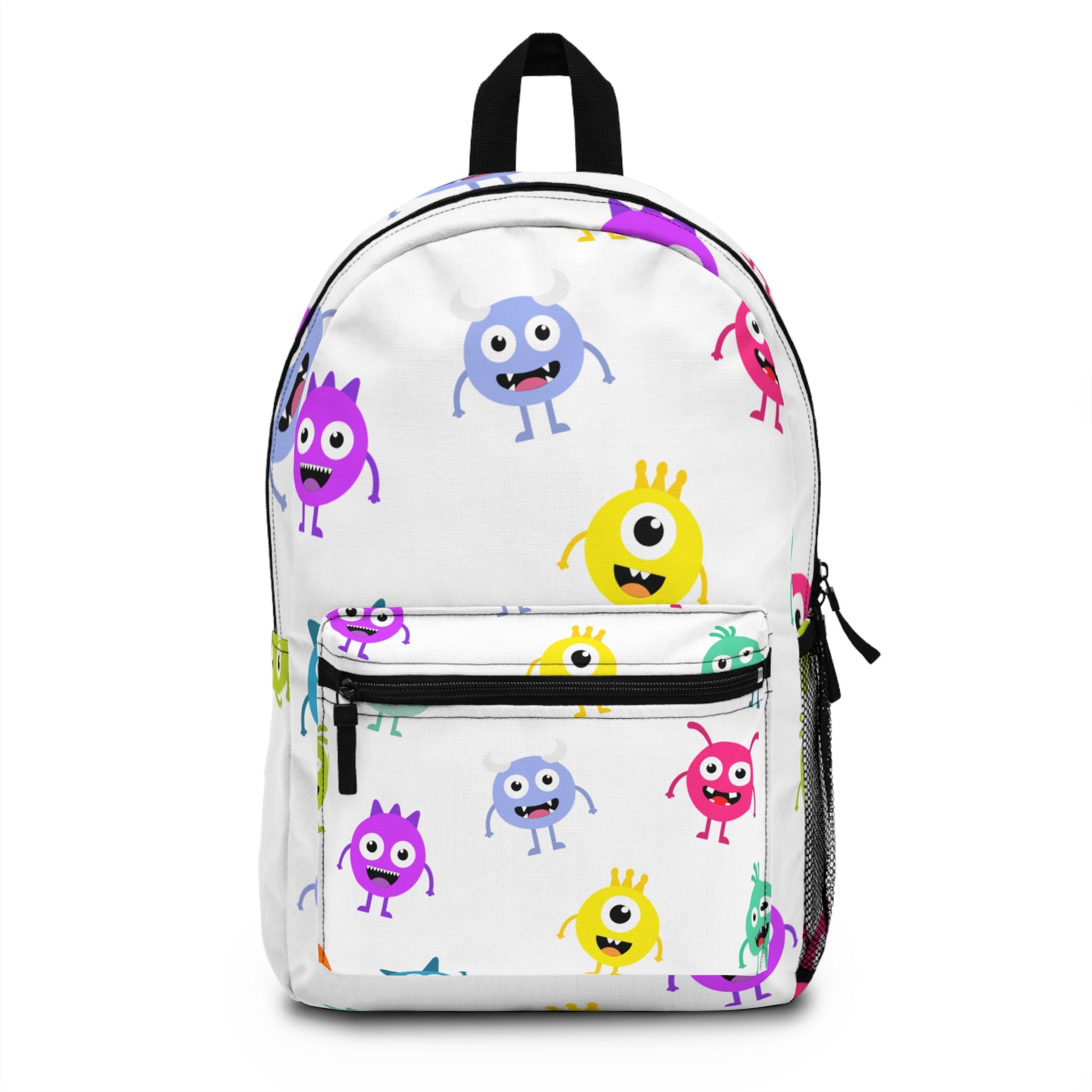 aliens ufo cute blue backpack kids Flying Tiger Copenhagen Bag has adjustable shoulder straps and shiny silver hardware Alien Backpacks in Green with